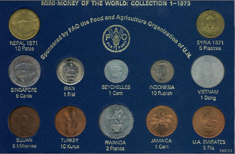 Mini-Money of the World Collection 1 - 1973